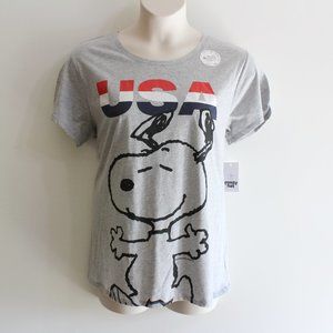 Women's Casual T-Shirt Top Size 2XL XXL Snoopy